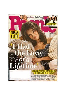 People Magazine February 9 2026 Susan Lucci Jennifer Aniston Beckham Feud